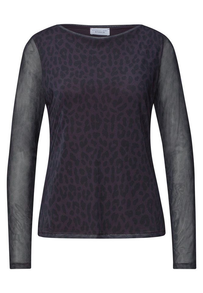 STREET ONE STUDIO Langarmshirt mit Leomuster – Bild 4 von 5