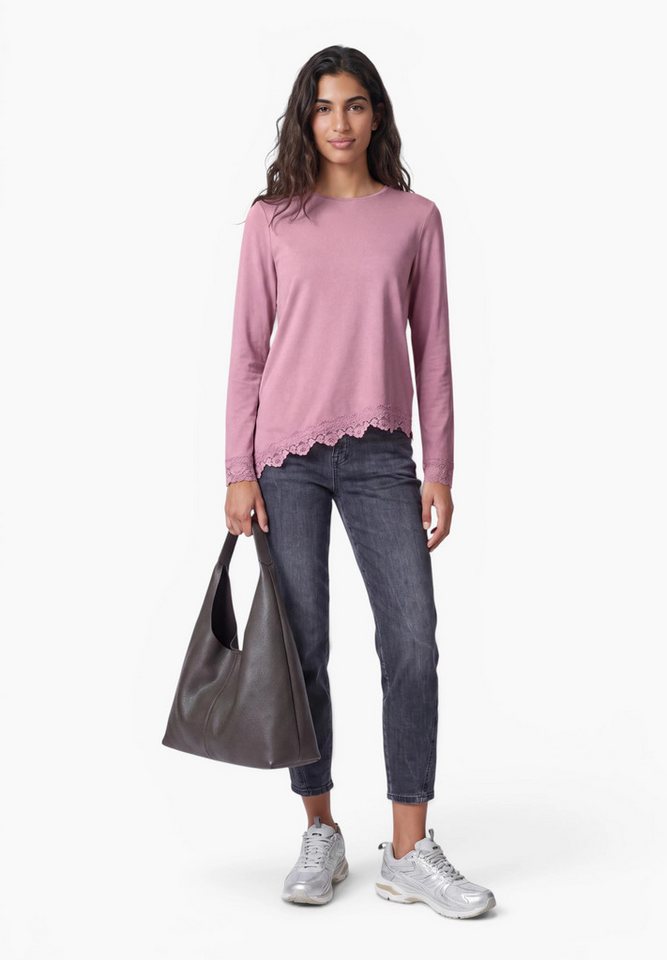 STREET ONE STUDIO Langarmshirt mit Spitzendetails – Bild 3 von 5