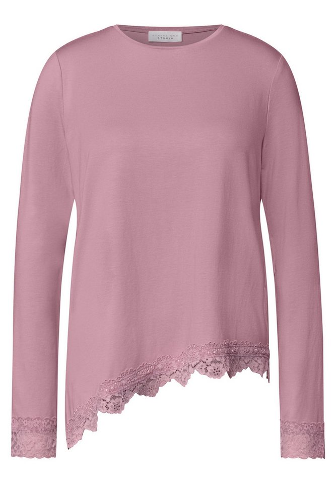 STREET ONE STUDIO Langarmshirt mit Spitzendetails – Bild 4 von 5