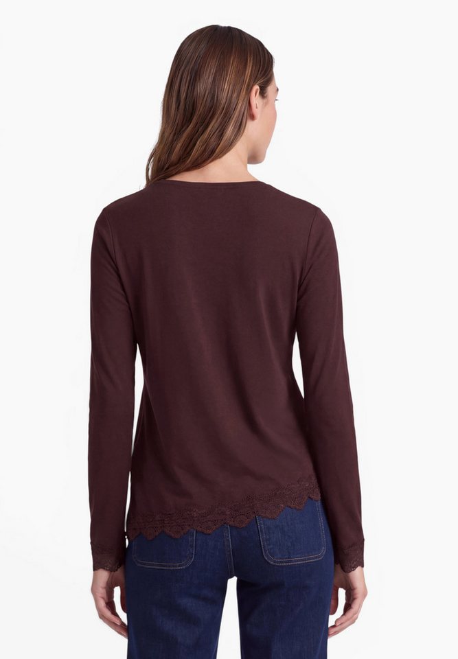 STREET ONE STUDIO Langarmshirt mit Spitzendetails – Bild 2 von 5