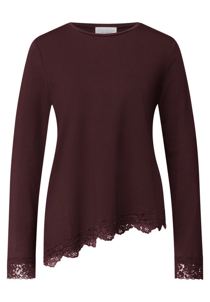 STREET ONE STUDIO Langarmshirt mit Spitzendetails – Bild 4 von 5