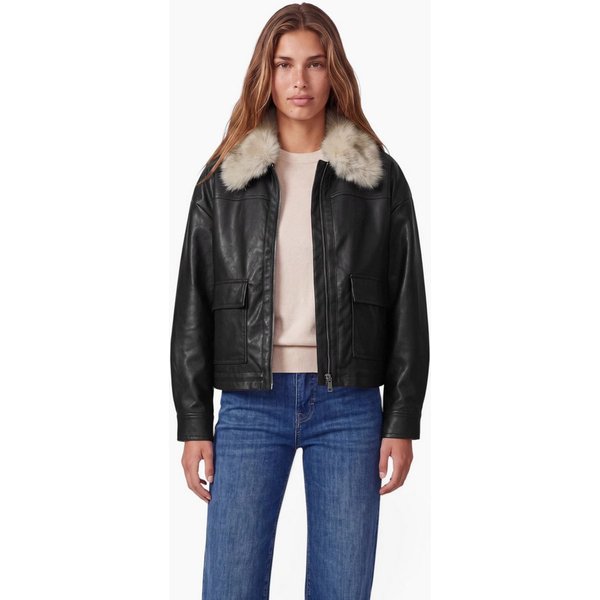 STREET ONE STUDIO Lederimitatjacke aus Lederimitat