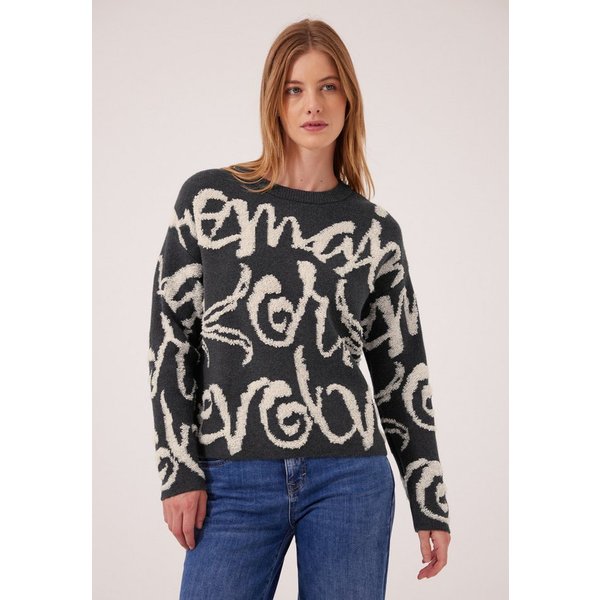 STREET ONE STUDIO Rundhalspullover mit Wording