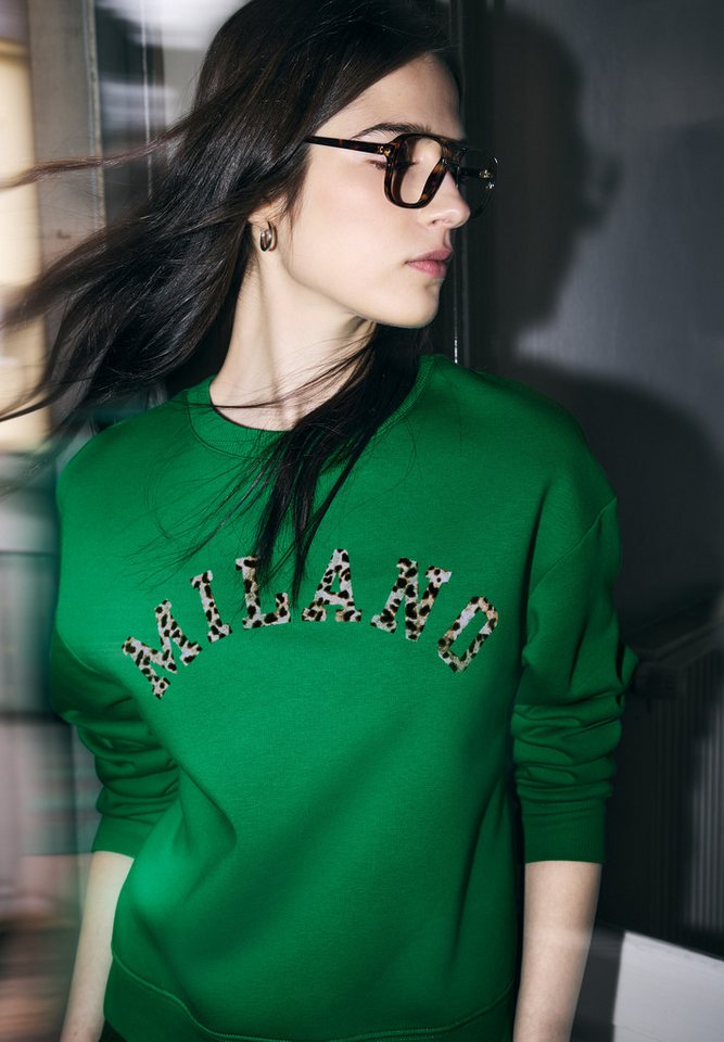 STREET ONE STUDIO Rundhalspullover mit Wording – Bild 2 von 5