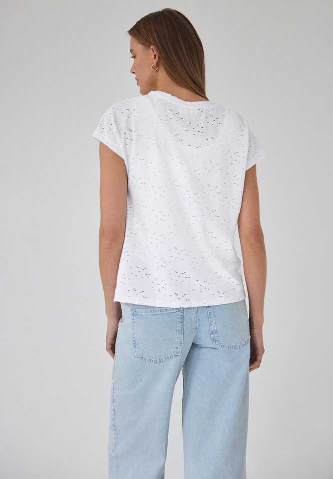 STREET ONE STUDIO Rundhalsshirt in Unifarbe – Bild 2 von 5