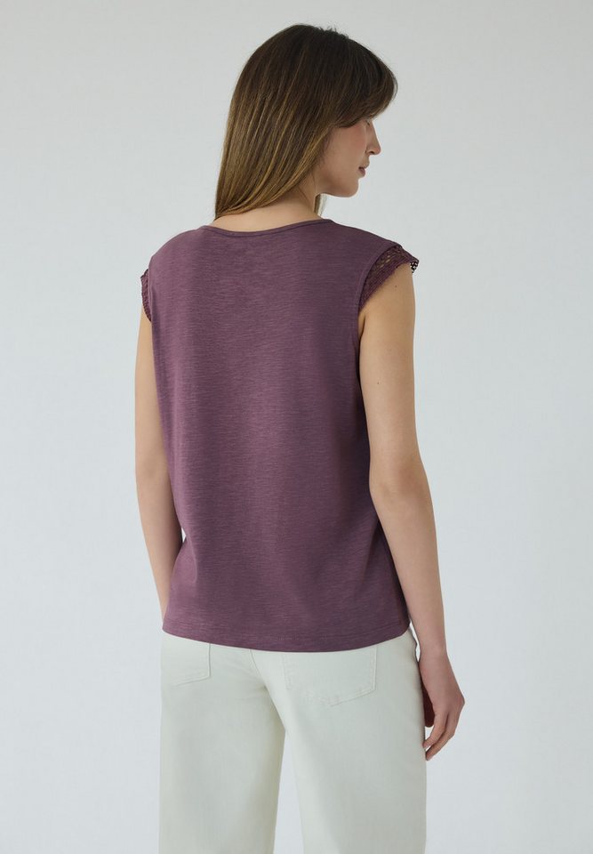 STREET ONE STUDIO Rundhalsshirt mit Häkel-Deko – Bild 2 von 5