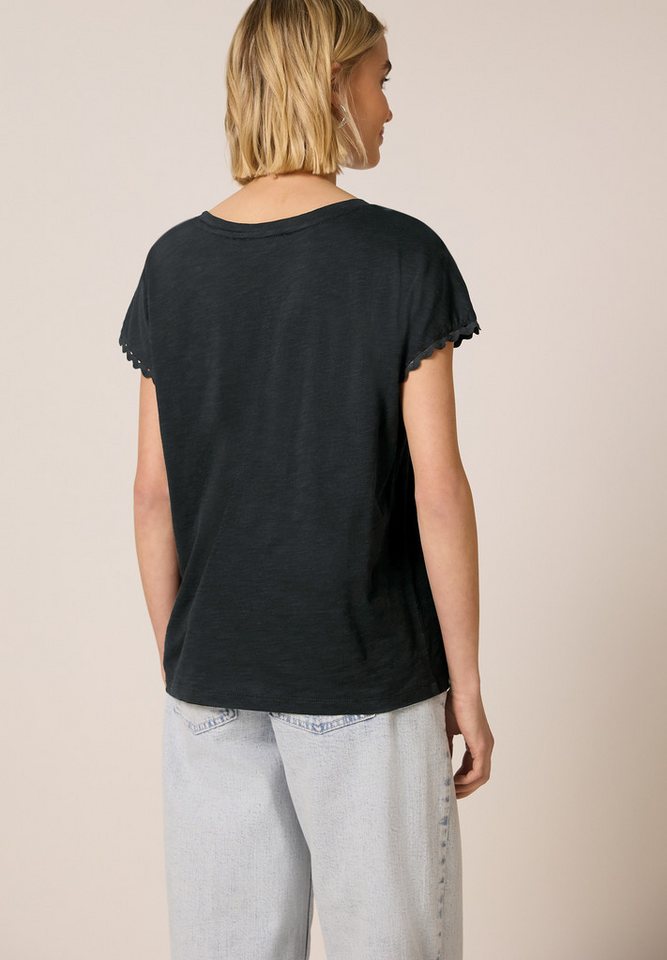 STREET ONE STUDIO Rundhalsshirt Rundhalsausschnitt – Bild 2 von 5