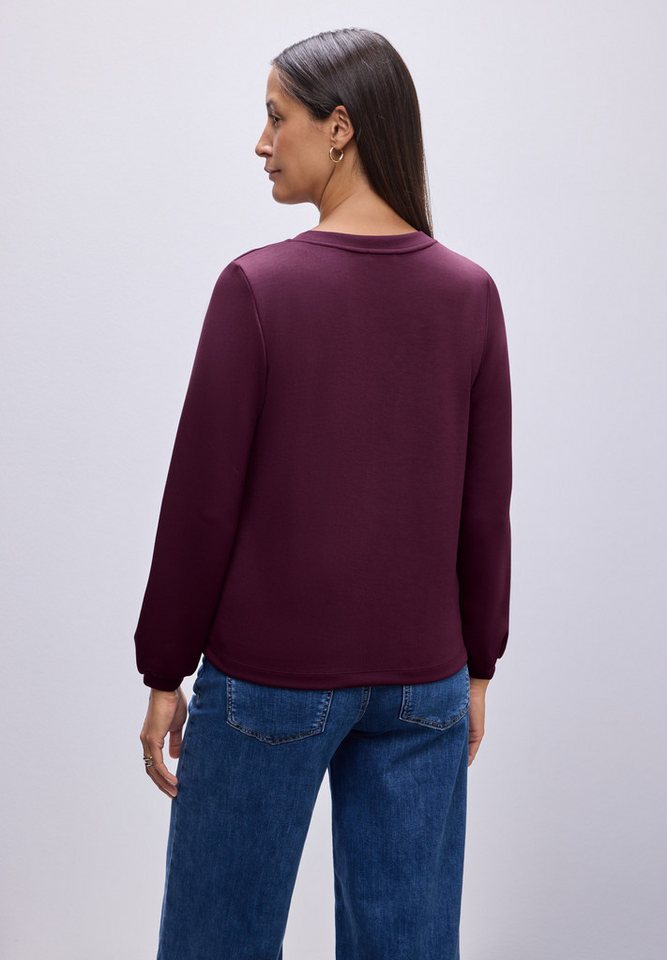 STREET ONE Sweatshirt mit V-Ausschnitt – Bild 2 von 5
