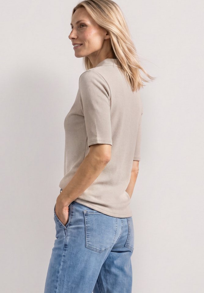 STREET ONE T-Shirt mit Rippstrick-Struktur – Bild 2 von 5