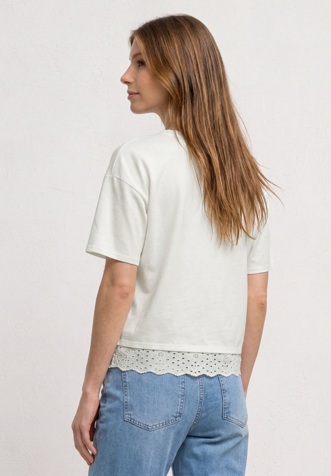 STREET ONE T-Shirt mit Spitzendetails – Bild 2 von 5