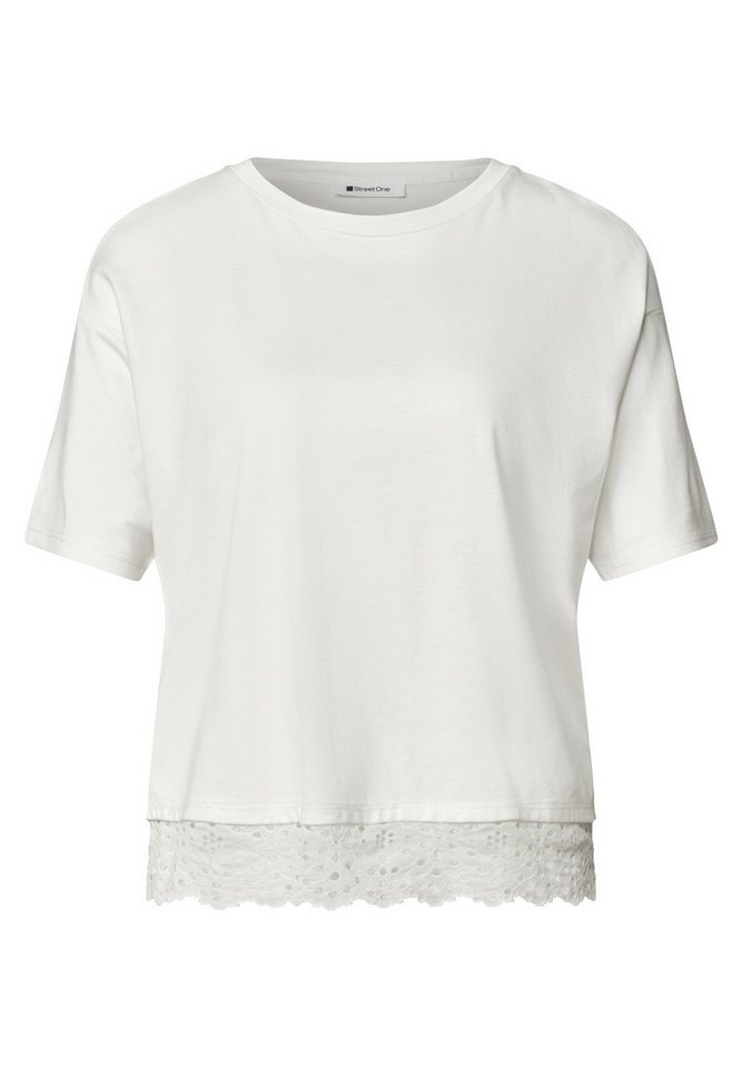 STREET ONE T-Shirt mit Spitzendetails – Bild 4 von 5