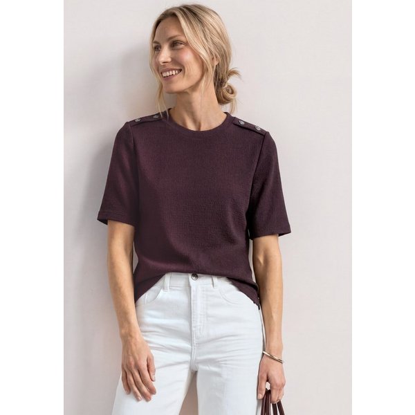 STREET ONE T-Shirt mit Strukturmix