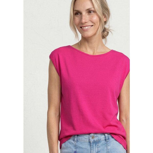 STREET ONE T-Shirt mit U-Boot-Ausschnitt