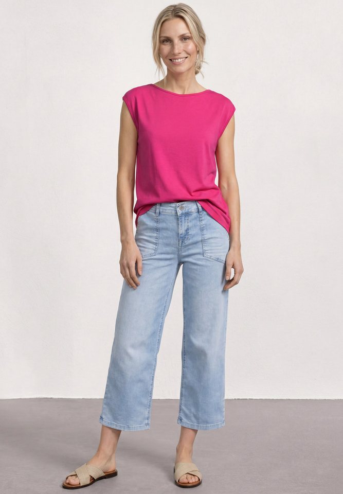STREET ONE T-Shirt mit U-Boot-Ausschnitt – Bild 3 von 5