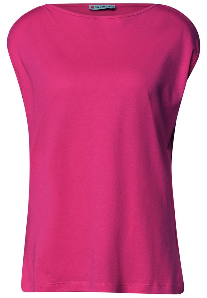 STREET ONE T-Shirt mit U-Boot-Ausschnitt – Bild 4 von 5