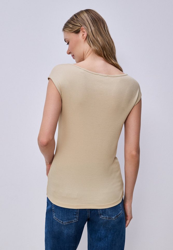 STREET ONE T-Shirt mit U-Boot-Ausschnitt – Bild 3 von 5