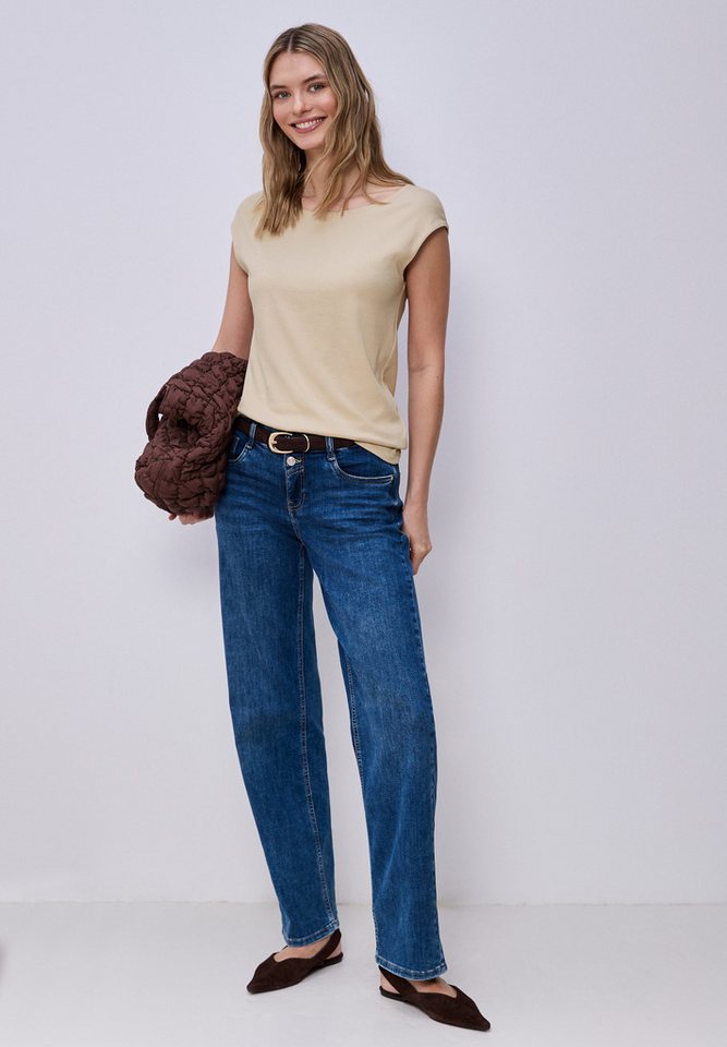 STREET ONE T-Shirt mit U-Boot-Ausschnitt – Bild 4 von 5