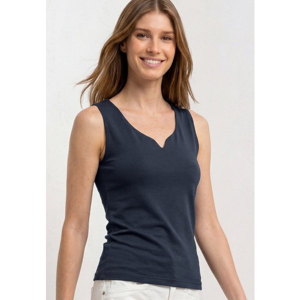 STREET ONE Tanktop aus Jersey in Unifarbe