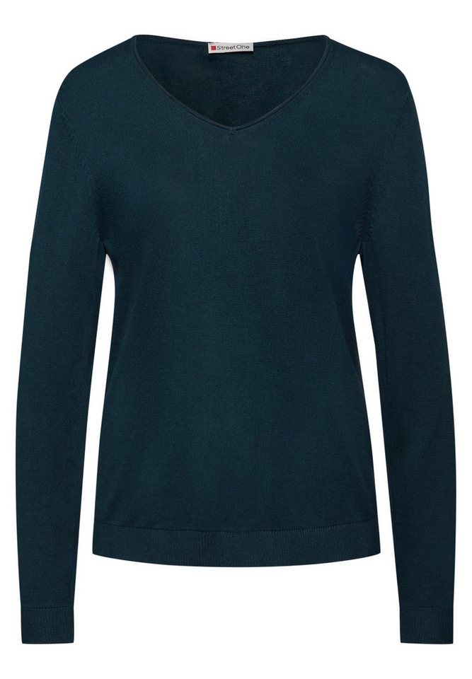 STREET ONE V-Ausschnitt-Pullover Feinstrick – Bild 5 von 5