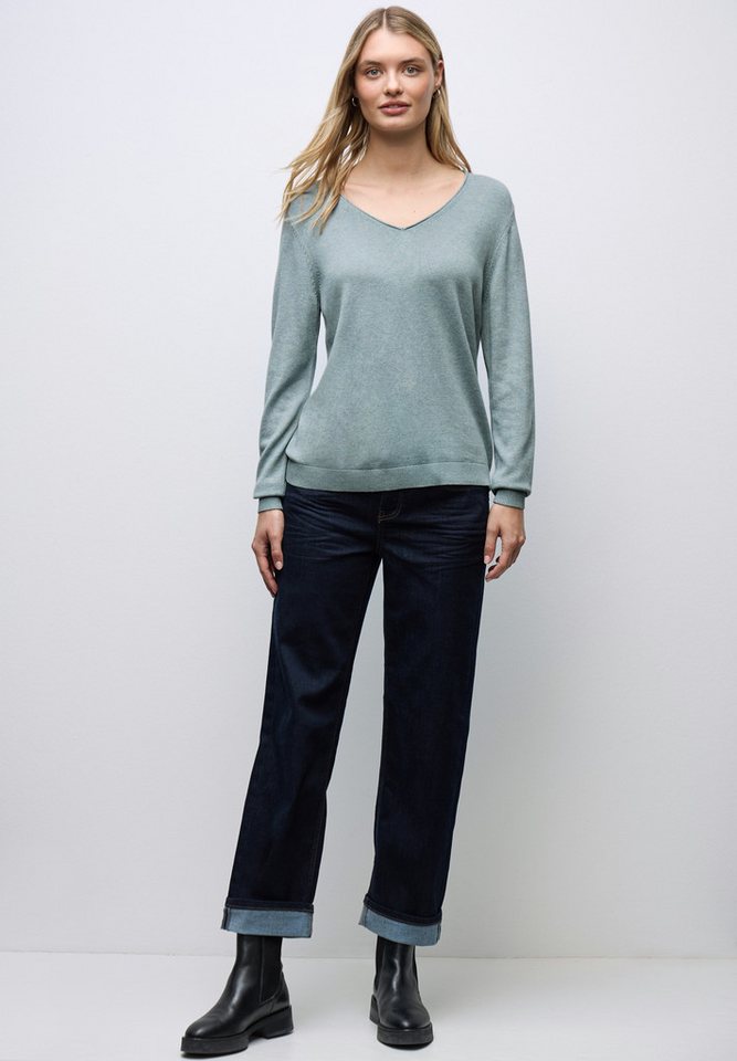 STREET ONE V-Ausschnitt-Pullover Feinstrick – Bild 4 von 5