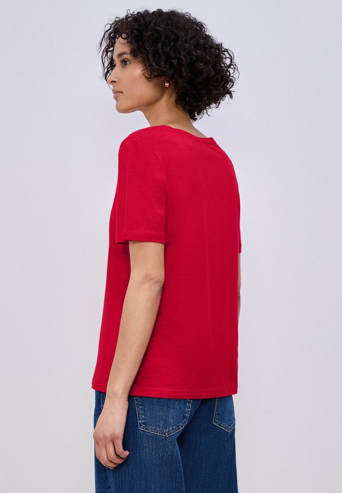 STREET ONE V-Shirt im Basic-Style – Bild 3 von 5