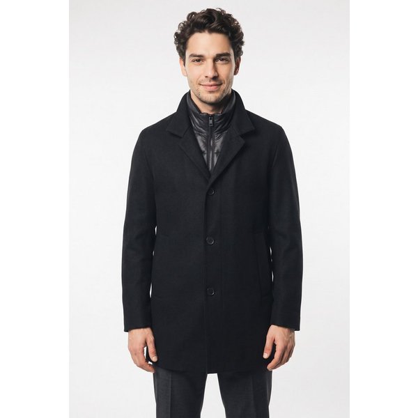 Strellson Kurzmantel Finlay 2.0 mit Step-Inlay, regular fit, Wollmix