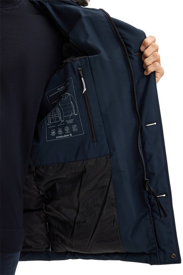 Strellson Winterjacke Plaza 2.0 (Steppjacke, wind- und wasserfest) dunkelblau Herren – Bild 5 von 5