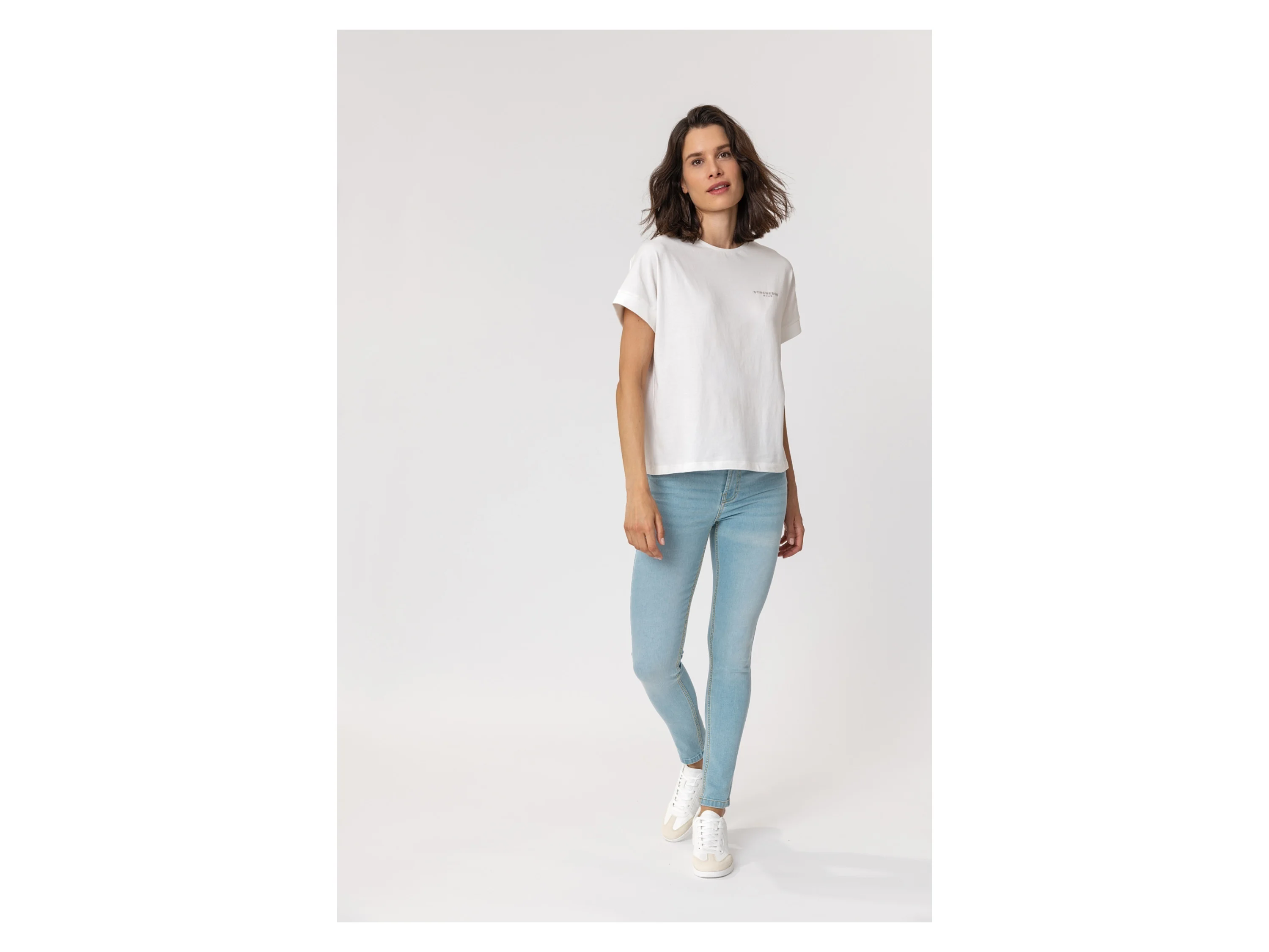 STRENESSE BLUE Damen Jeans, Skinny Fit, mittlere Leibhöhe (Hellblau, 46) – Bild 2 von 4