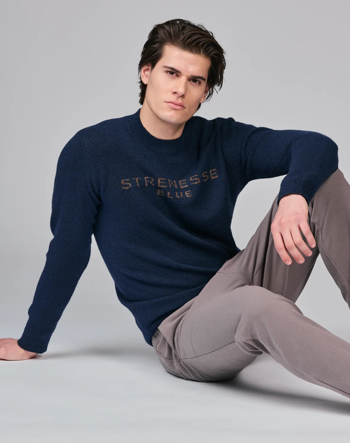STRENESSE BLUE Herren Chino Hose (Dunkelgrau, M) – Bild 2 von 2