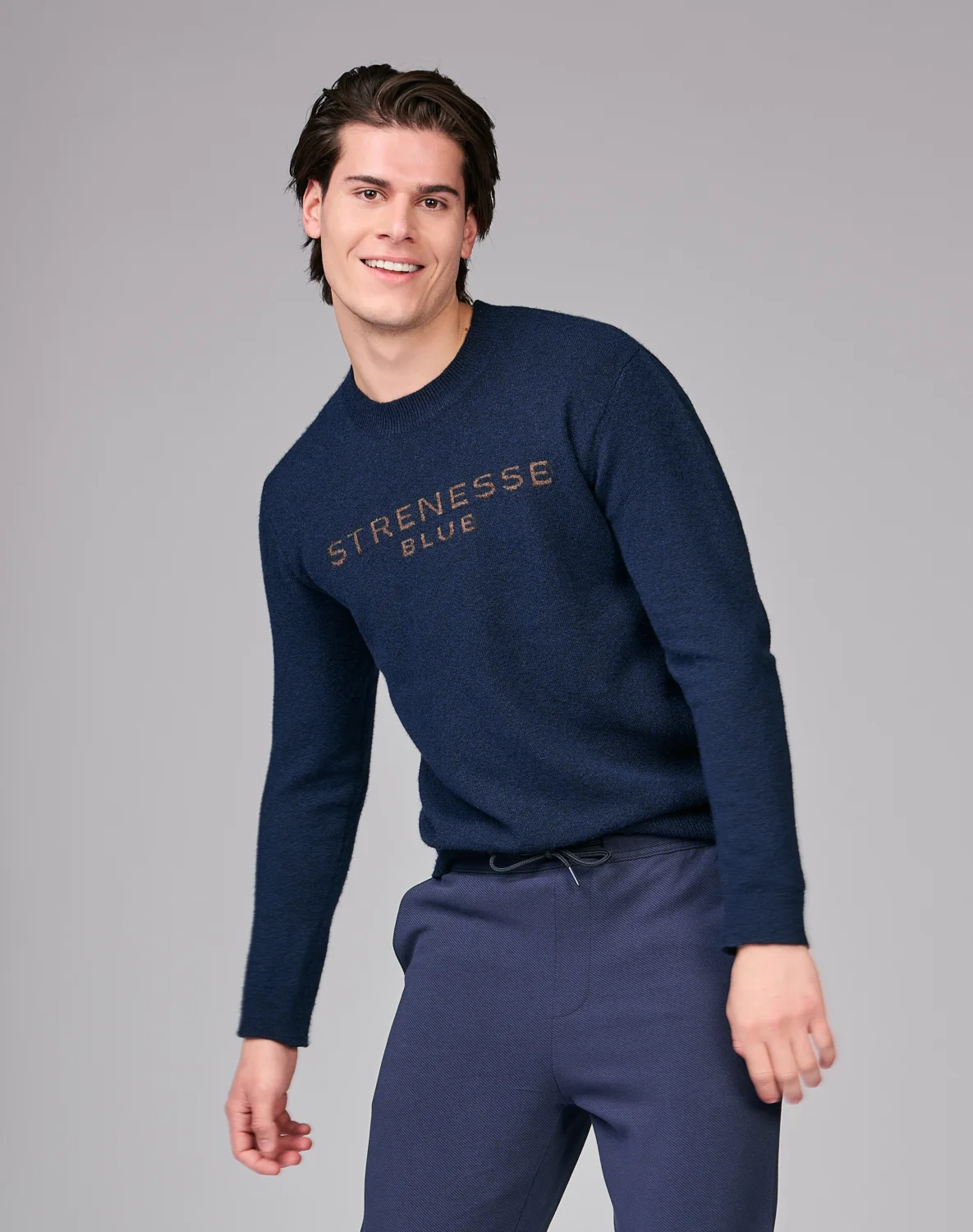 STRENESSE BLUE Herren Chino Hose (Navy, M) – Bild 3 von 3