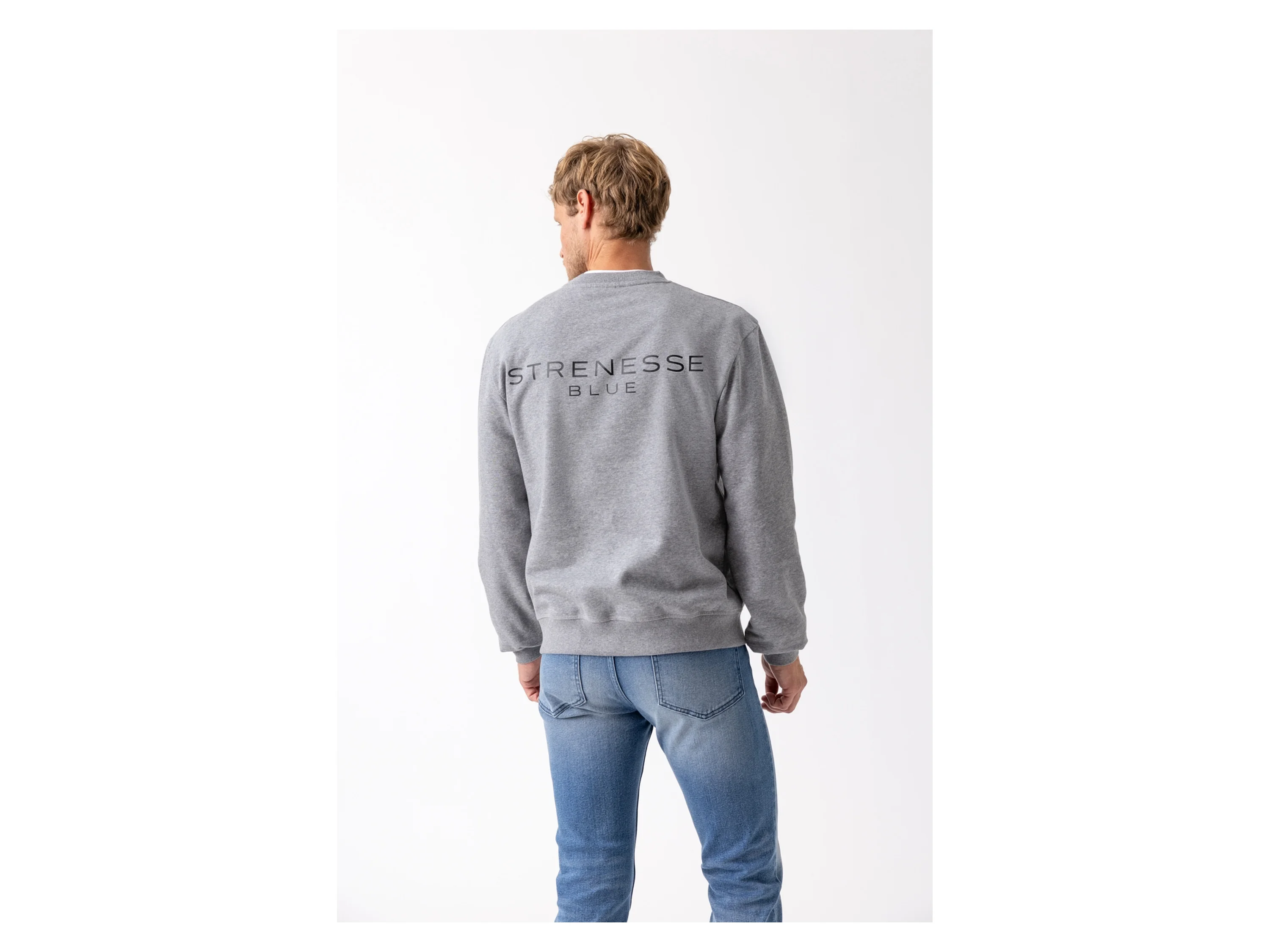 STRENESSE BLUE Herren Sweater / Sweatjacke (Grau, M(48/50)) – Bild 4 von 4