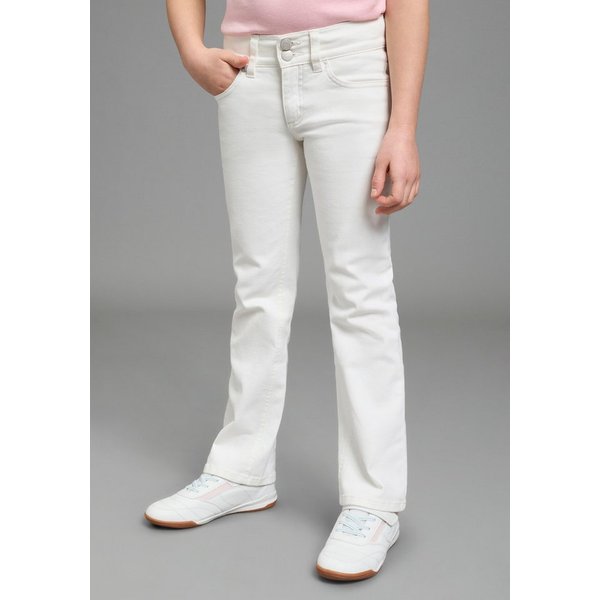 KangaROOS Stretch-Jeans Kangaroos Jeans flared, leicht ausgestellt ausgestelltes Bein, für Mädchen, aus elastischem Twill-Material