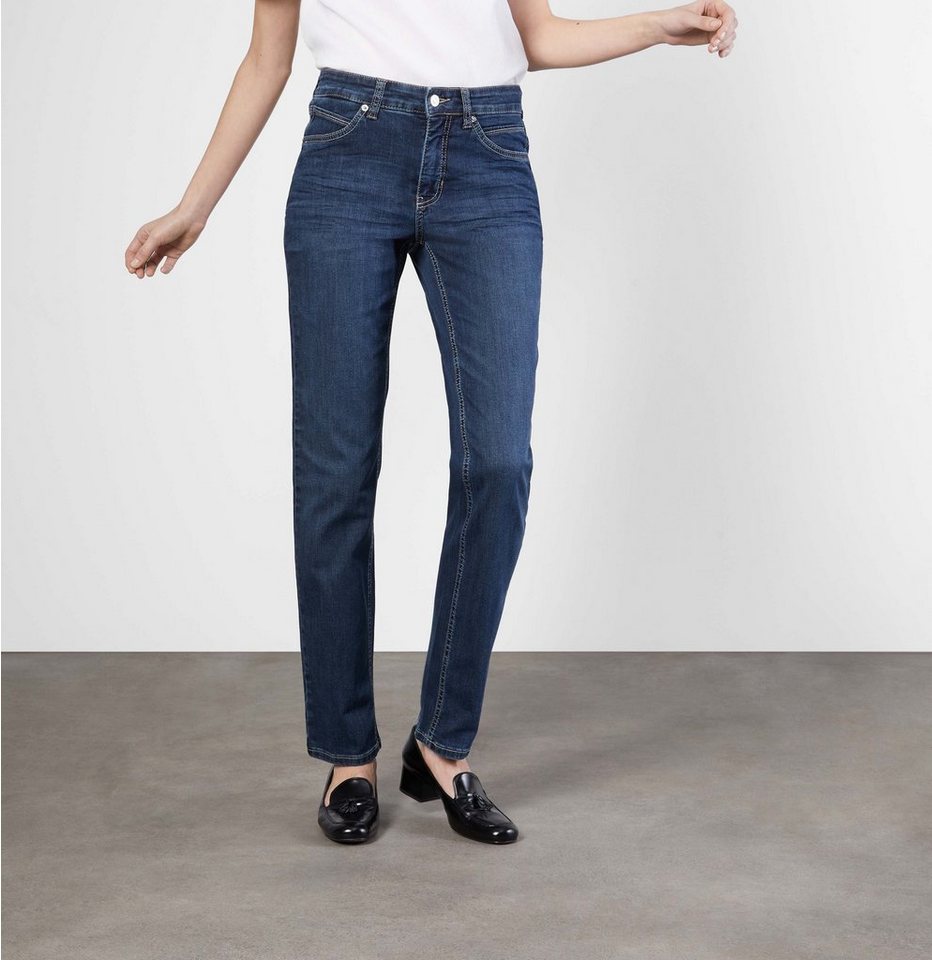 MAC Stretch-Jeans MAC MELANIE new basic wash 5040-87-0380L-D845 – Bild 4 von 5