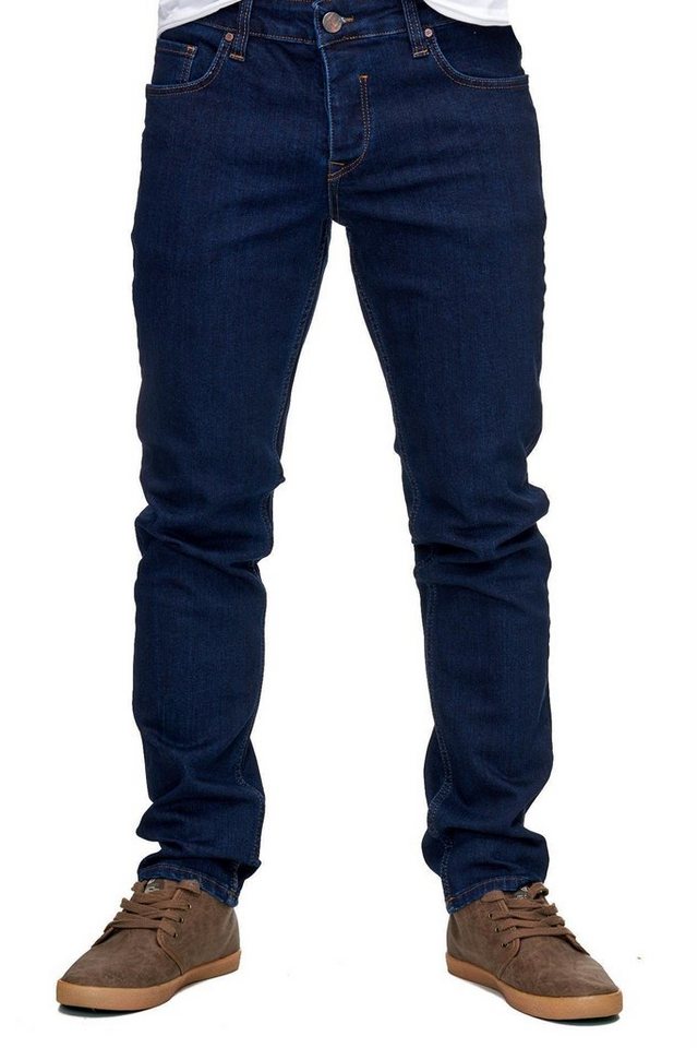 Reslad Stretch-Jeans Reslad Jeans-Herren Slim Fit Basic Style Stretch-Denim Jeans-Hose Stretch Jeans-Hose Slim Fit – Bild 2 von 4