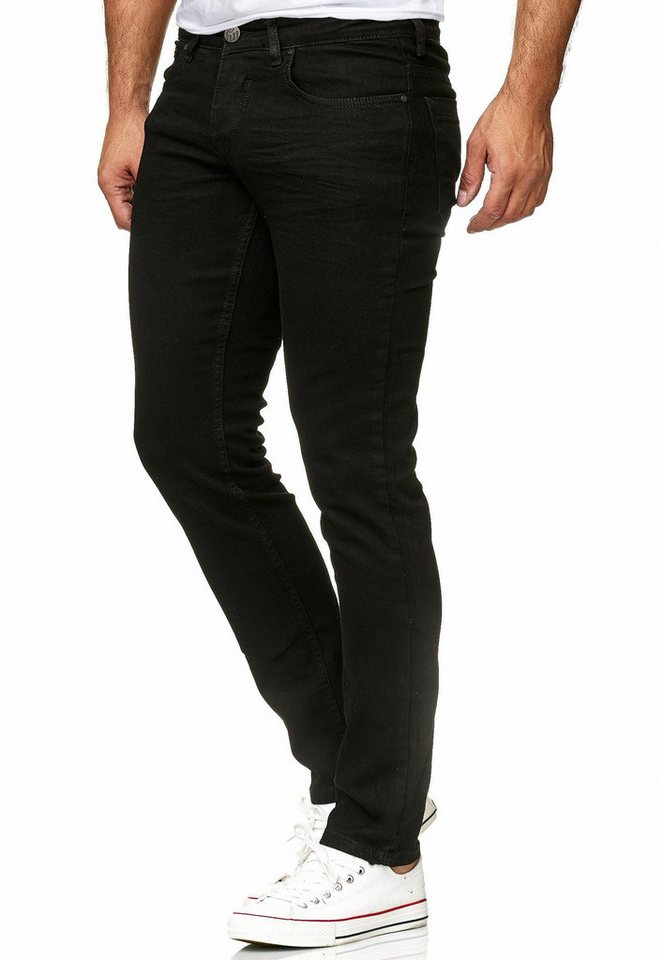 Reslad Stretch-Jeans Reslad Jeans-Herren Slim Fit Basic Style Stretch-Denim Jeans-Hose Stretch Jeans-Hose Slim Fit – Bild 2 von 4
