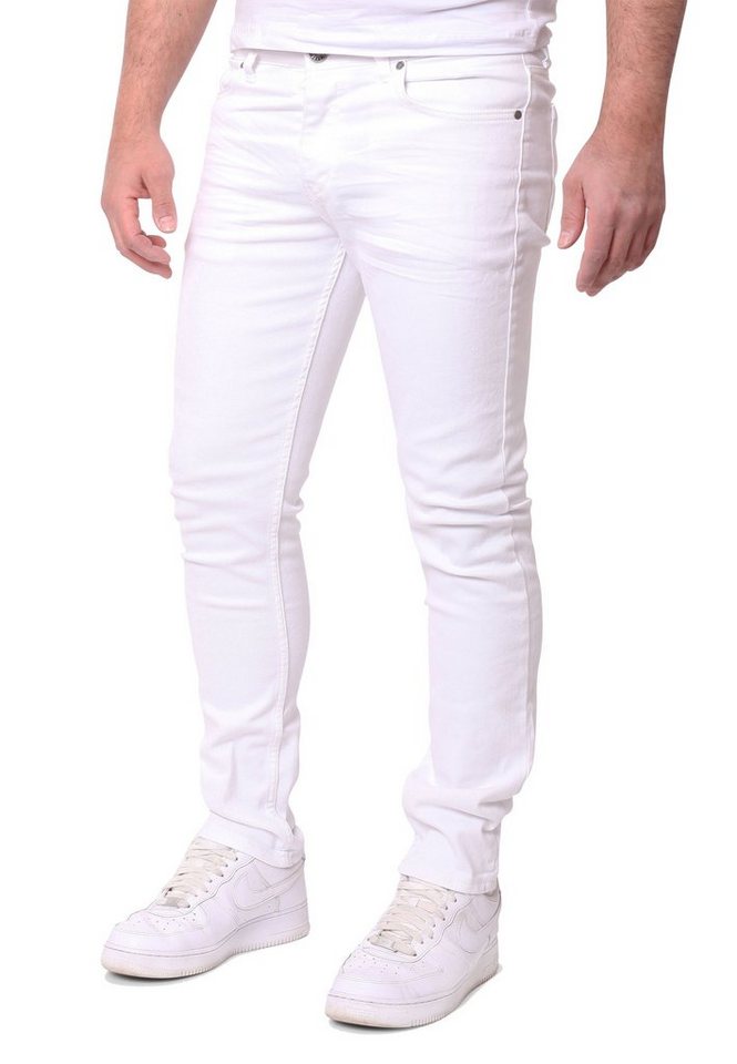 Reslad Stretch-Jeans Reslad Jeans-Herren Slim Fit Basic Style Stretch-Denim Jeans-Hose Stretch Jeans-Hose Slim Fit – Bild 3 von 4