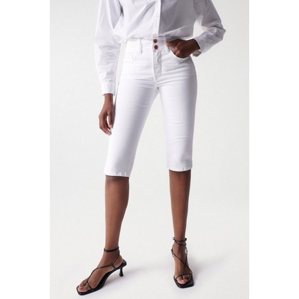Salsa Stretch-Jeans SALSA JEANS CAPRI SECRET PUSH IN white 21005944.0001