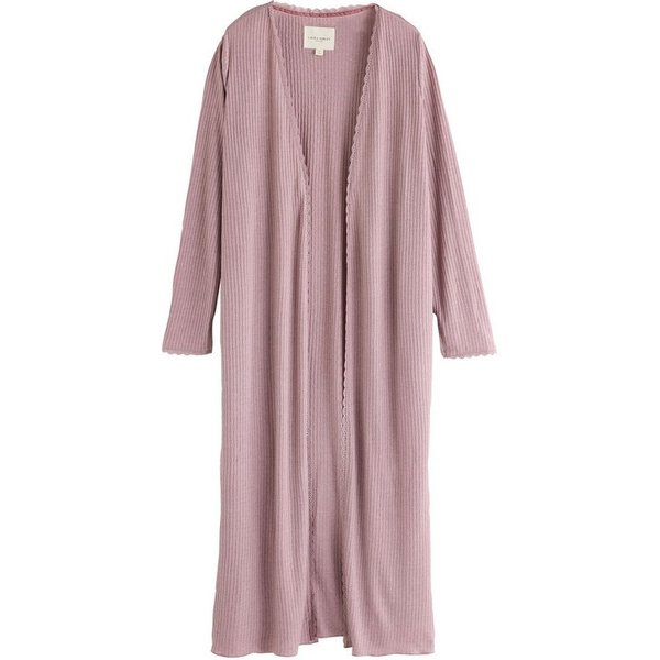 LAURA ASHLEY Strickjacke Laura Ashley lange, gerippte Lounge-Strickjacke (1-tlg)