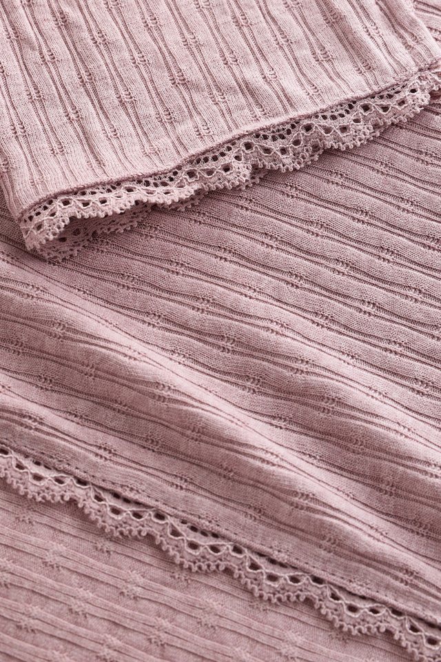 LAURA ASHLEY Strickjacke Laura Ashley lange, gerippte Lounge-Strickjacke (1-tlg) – Bild 3 von 5