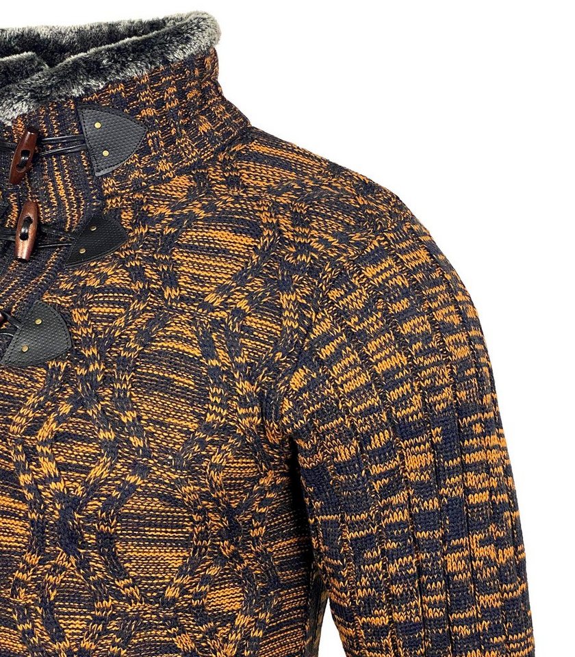 Baxboy Strickpullover Baxboy Herren Pullover Hoher Kragen Stehkragen Strickpullover B-291 – Bild 5 von 5