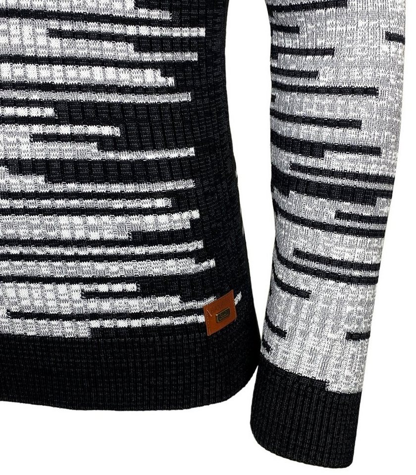 Baxboy Strickpullover BAXBOY Herren stylischer Rundhals Strick-Pullover B-52156 – Bild 4 von 5