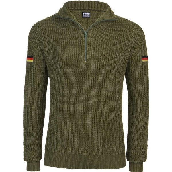 BWuM Strickpullover BWuM Bundeswehr Troyer mit Flaggen
