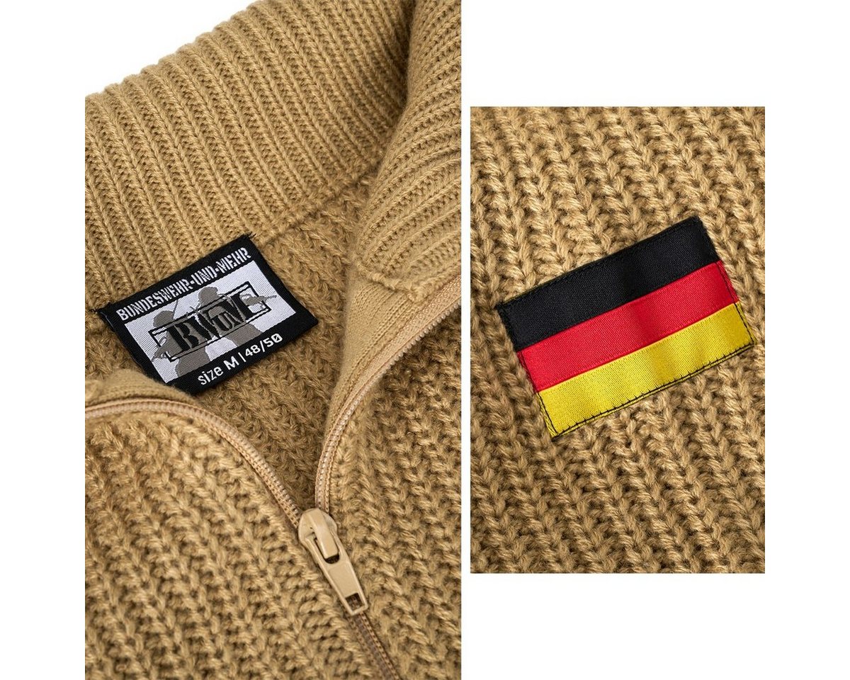 BWuM Strickpullover BWuM Bundeswehr Troyer mit Flaggen – Bild 2 von 2