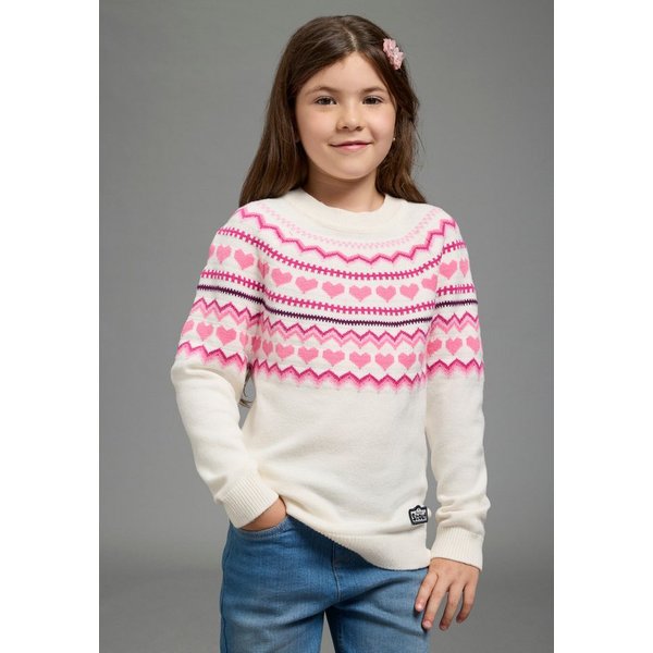Scout Strickpullover Jaccquard Pullover - Herzendesign - NEU von SCOUT Herz-Jaccquard Pullover, kuschelig weich, elastisches Strickmaterial