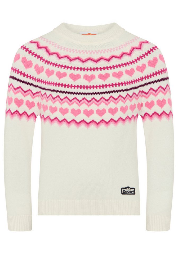 Scout Strickpullover Jaccquard Pullover - Herzendesign - NEU von SCOUT Herz-Jaccquard Pullover, kuschelig weich, elastisches Strickmaterial – Bild 5 von 5