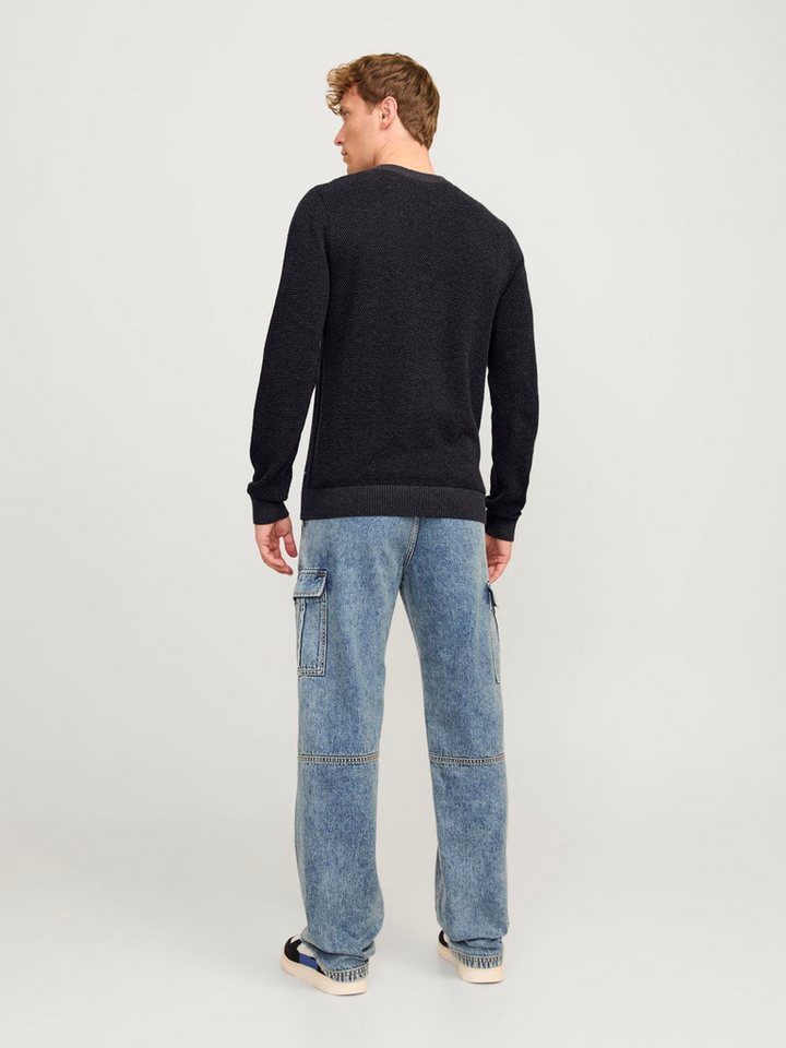 Jack & Jones Strickpullover Jack & Jones Herren Pullover JjeGlobe Rundhals Strickpulli Oberteil – Bild 3 von 5