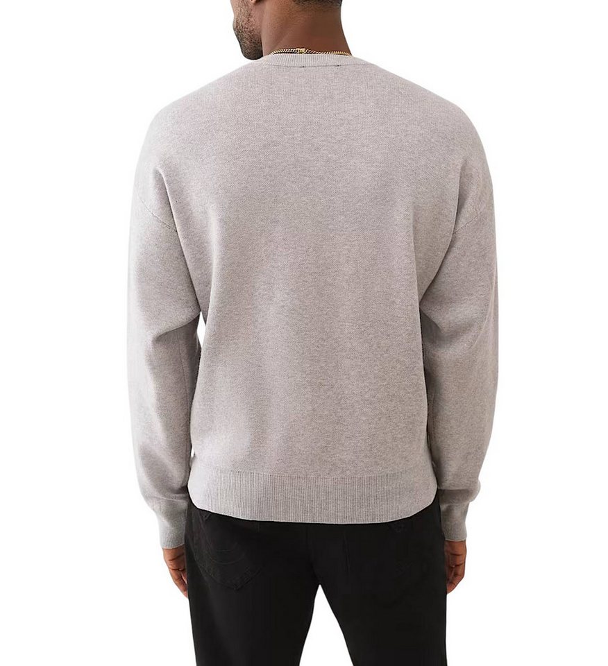 True Religion Strickpullover Pullover True Religion Long Sleeve Boxy – Bild 2 von 4