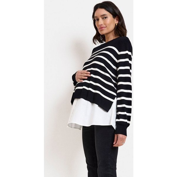 Seraphine Strickpullover Seraphine Bluse und Pullover Umstand-/Stillmode (1-tlg)