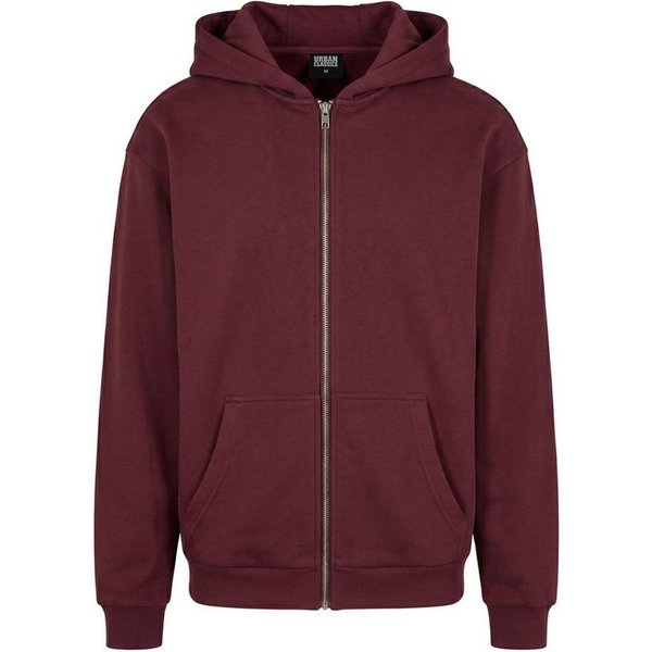 URBAN CLASSICS Strickpullover Urban Classics Fluffy Zip Cardigan (1-tlg)