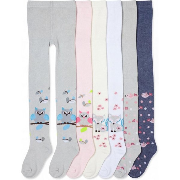 TupTam Strickstrumpfhose TupTam Mädchen Strickstrumpfhosen Bunt Gemustert 6er Pack